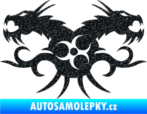 Samolepka Tetování 113 draci Ultra Metalic černá