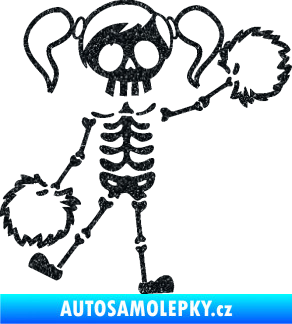 Samolepka The Bone Family Holka Ultra Metalic černá