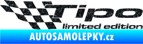 Samolepka Tipo limited edition levá Ultra Metalic černá