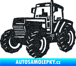 Samolepka Traktor 002 levá Zetor Ultra Metalic černá