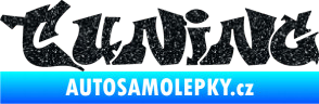 Samolepka Tuning 002 graffiti nápis Ultra Metalic černá
