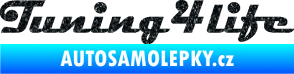 Samolepka Tuning for life nápis Ultra Metalic černá
