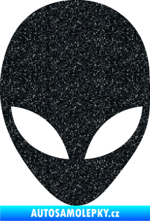 Samolepka UFO 002 Ultra Metalic černá