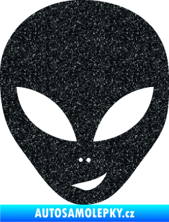 Samolepka UFO 003 pravá Ultra Metalic černá