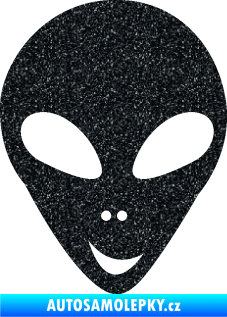 Samolepka UFO 004 pravá Ultra Metalic černá