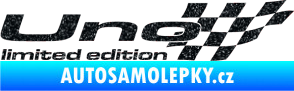 Samolepka Uno limited edition pravá Ultra Metalic černá