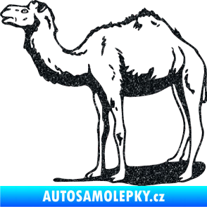 Samolepka Velbloud 001 levá Ultra Metalic černá