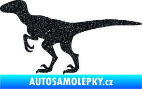 Samolepka Velociraptor 001 levá Ultra Metalic černá