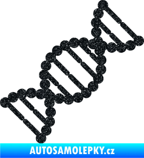 Samolepka Vzorec DNA pravá Ultra Metalic černá