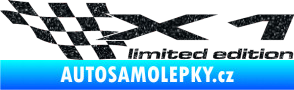 Samolepka X1 limited edition levá Ultra Metalic černá