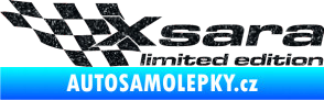 Samolepka Xsara limited edition levá Ultra Metalic černá