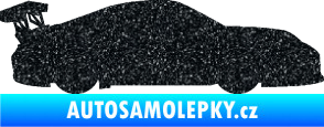 Samolepka Závodní auto 001 pravá Ultra Metalic černá
