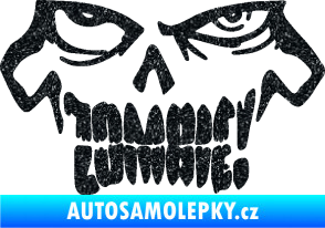 Samolepka Zombie 003 Ultra Metalic černá