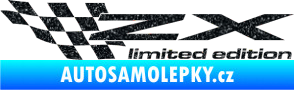 Samolepka ZX limited edition levá Ultra Metalic černá