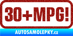 Samolepka 30 + MPG Ultra Metalic červená