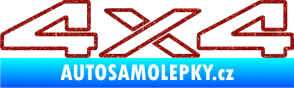 Samolepka 4x4 varianta 003 Ultra Metalic červená