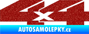 Samolepka 4x4 varianta 018 Ultra Metalic červená