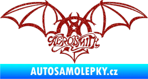 Samolepka Aerosmith 001 Ultra Metalic červená