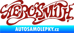 Samolepka Aerosmith 004 Ultra Metalic červená