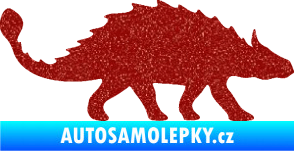 Samolepka Ankylosaurus 001 pravá Ultra Metalic červená