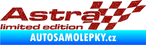 Samolepka Astra limited edition pravá Ultra Metalic červená