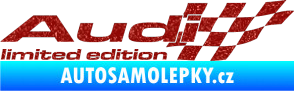 Samolepka Audi limited edition pravá Ultra Metalic červená