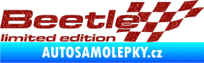 Samolepka Beetle limited edition pravá Ultra Metalic červená