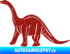 Samolepka Brachiosaurus 003 levá Ultra Metalic červená