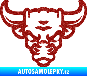 Samolepka Býk 012 Ultra Metalic červená