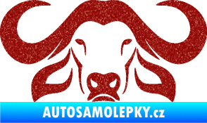 Samolepka Býk 015 Ultra Metalic červená
