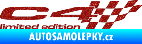 Samolepka C4 limited edition pravá Ultra Metalic červená