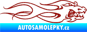 Samolepka Chapadelnik pravá Ultra Metalic červená