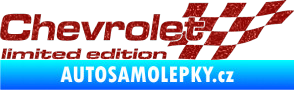 Samolepka Chevrolet limited edition pravá Ultra Metalic červená