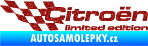Samolepka Citroen limited edition levá Ultra Metalic červená