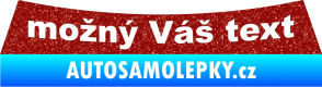 Samolepka Citroen Xm - combi - přední Ultra Metalic červená