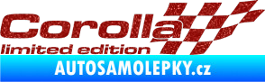 Samolepka Corolla limited edition pravá Ultra Metalic červená