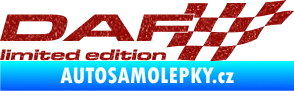 Samolepka DAF limited edition pravá Ultra Metalic červená