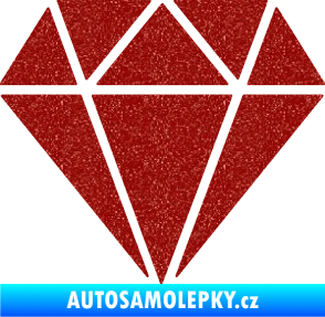 Samolepka Diamant 001 Ultra Metalic červená