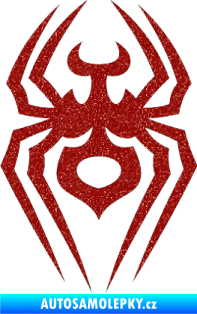 Samolepka Pavouk 008 Ultra Metalic červená