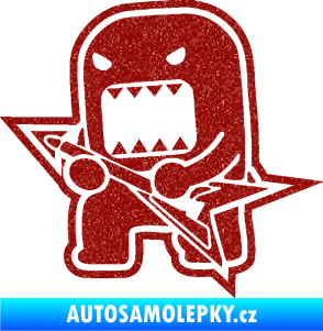 Samolepka Domo 004 levá rocker Ultra Metalic červená