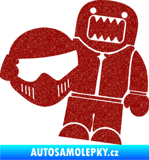 Samolepka Domo 014 levá Stig Ultra Metalic červená