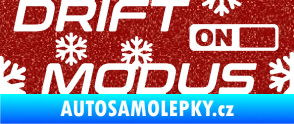 Samolepka Drit mód sníh Ultra Metalic červená