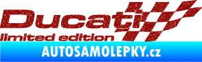 Samolepka Ducati limited edition pravá Ultra Metalic červená