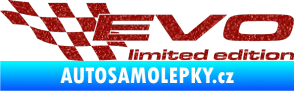 Samolepka Evo limited edition levá Ultra Metalic červená