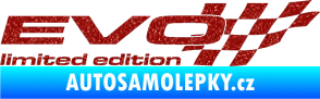 Samolepka Evo limited edition pravá Ultra Metalic červená