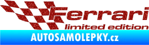 Samolepka Ferrari limited edition levá Ultra Metalic červená