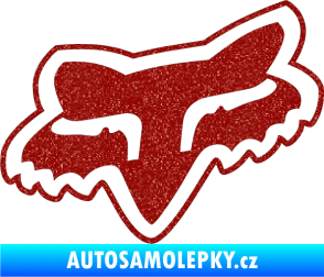 Samolepka Fox 003 Ultra Metalic červená