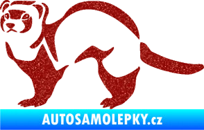 Samolepka Fretka 002 levá Ultra Metalic červená