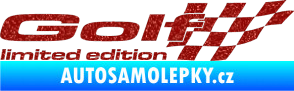 Samolepka Golf limited edition pravá Ultra Metalic červená