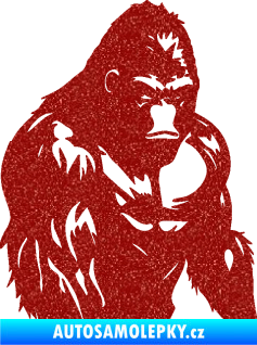 Samolepka Gorila 004 pravá Ultra Metalic červená